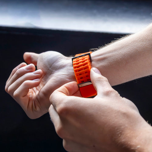 Samsung Galaxy Watch Ultra Ocean bandje (oranje)