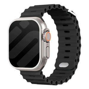 Apple Watch Ocean bandje met druksluiting (zwart)