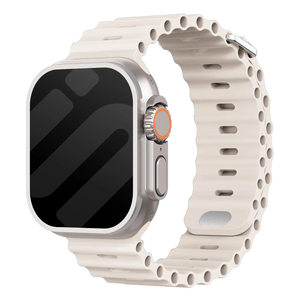 Apple Watch Ocean bandje met druksluiting (sterrenlicht)