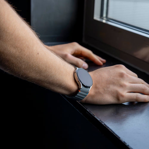 Samsung Galaxy Watch 5 Pro Wave bandje (donkergrijs)