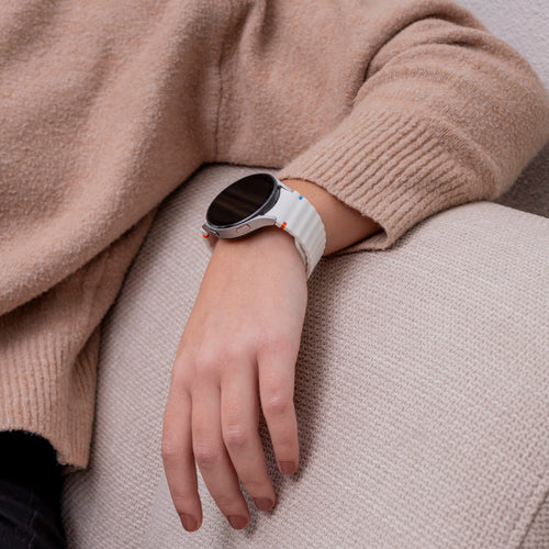 Samsung Galaxy Watch 5 40mm Wave Armband (Weiß)