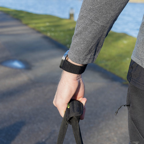 Bandz Correa nylon 'clásico' con P-buckle Apple Watch (negra)