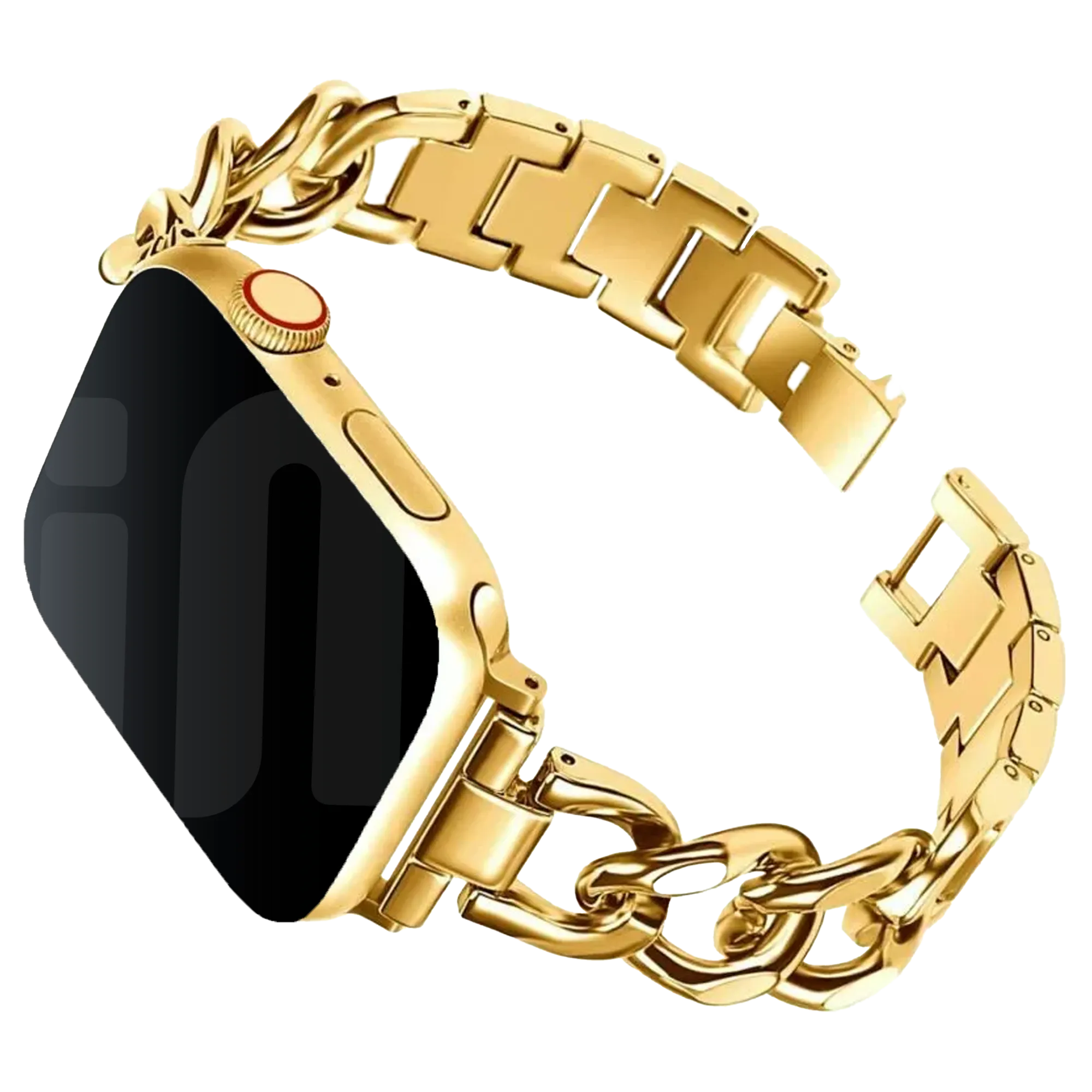 Apple Watch steel chain band (goud)