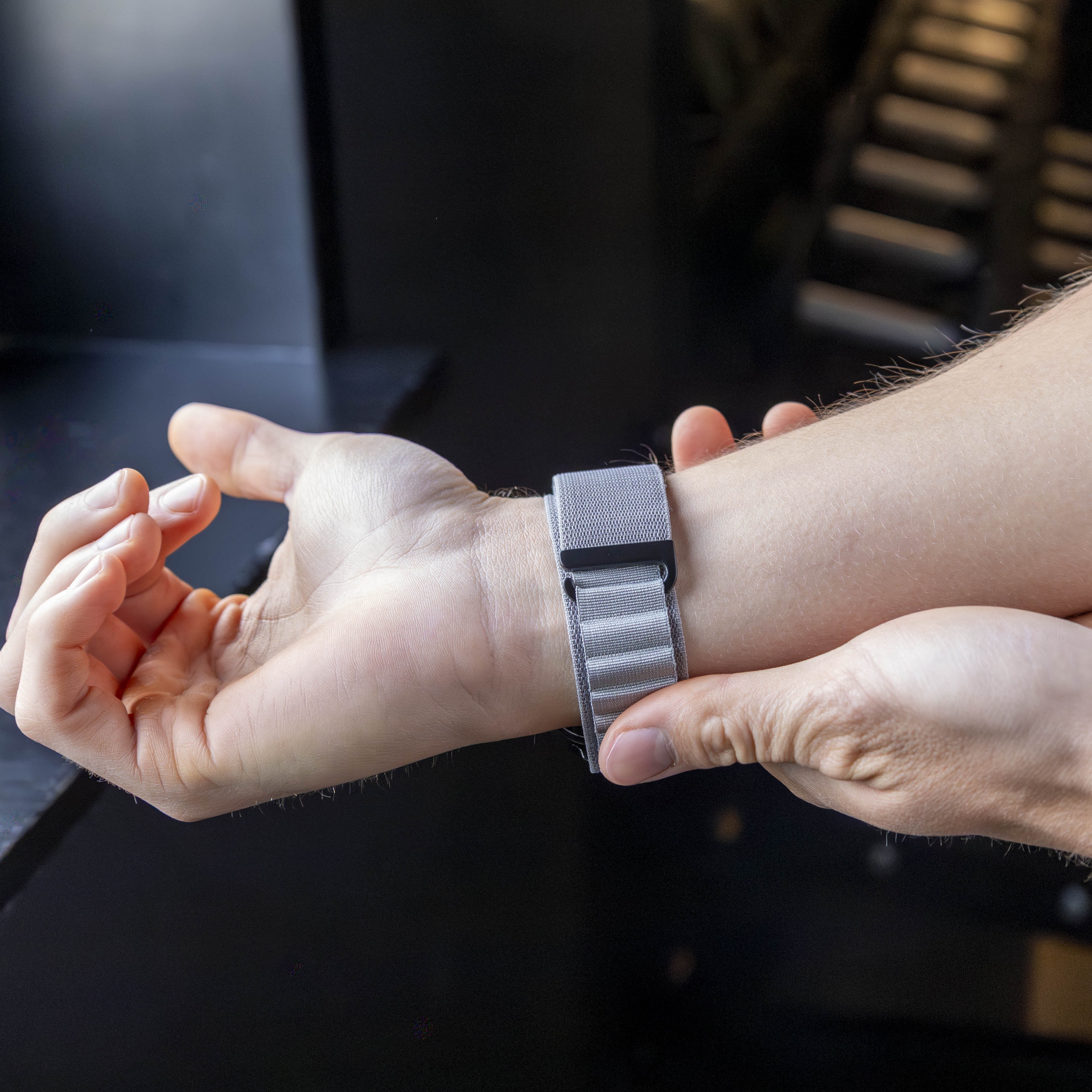 Samsung Galaxy Watch Ultra Alpine Armband (Graublau)