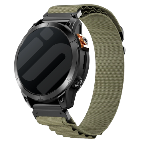 Garmin Instinct 3 - 45mm Alpine Armband (Olivgrün)