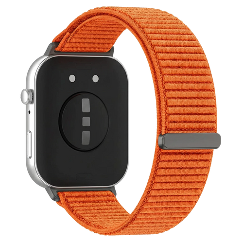 Huawei Watch Fit 4 Nylon Wave Armband (Orange)