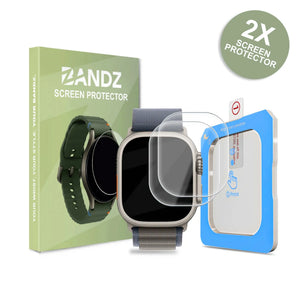 Bandz Apple Watch Ultra Displayschutz mit One-Click Tool