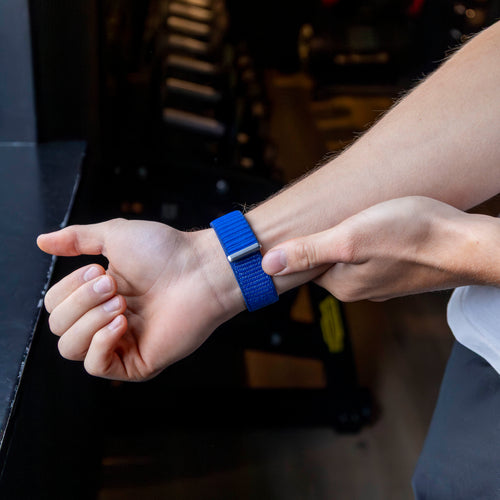 Strap-it Apple Watch Wave Nylon Strap (Royal Blue)