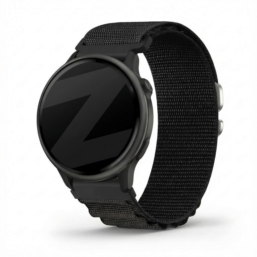 Bandz Correa nylon Alpine Garmin Vivoactive 6 (negro)