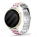 Garmin Vivoactive 6 stalen band (zilver/roze)