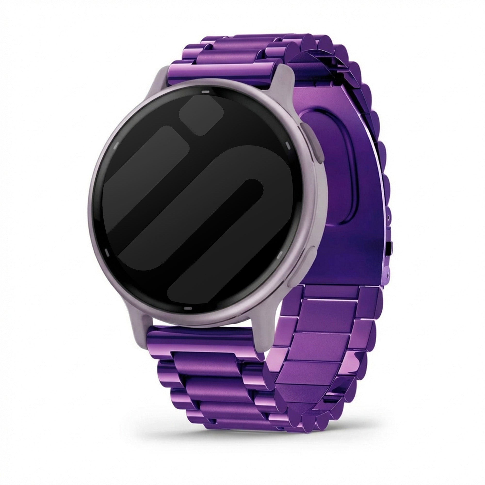 Garmin Vivoactive 5 stalen band (paars)