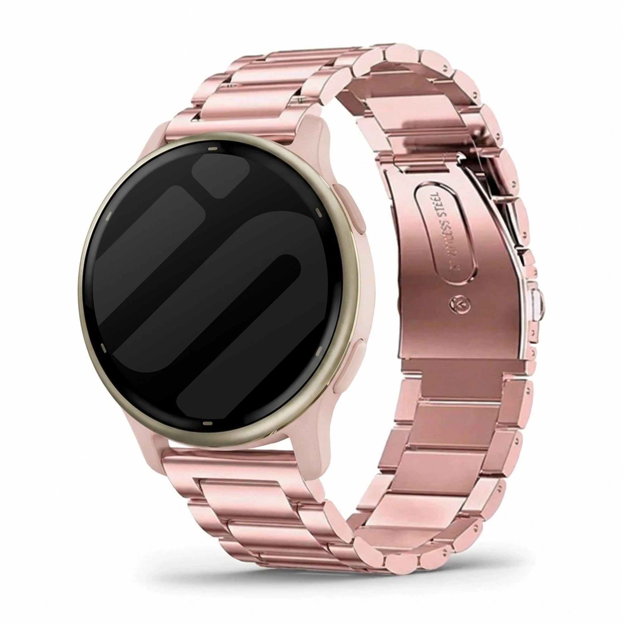 Garmin Vivoactive 5 Steel Strap (Pink)