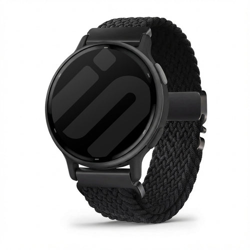 Garmin Vivoactive 5 Geflochtenes Armband mit P-Schnalle (Schwarz)