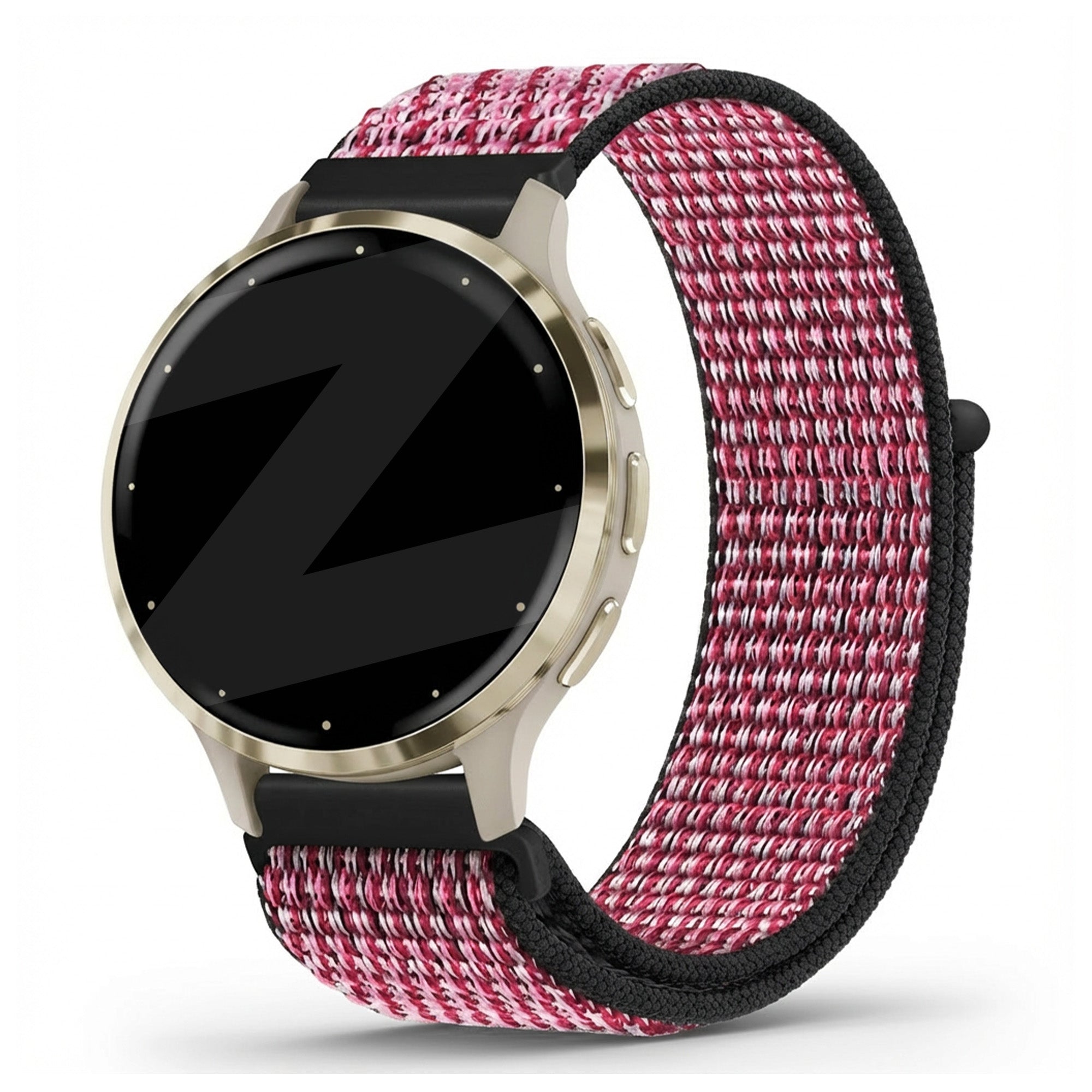 Bandz Garmin Venu 3s nylon loop band (true berry)