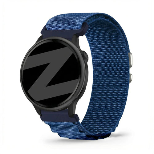 Bandz Garmin Vivoactive 6 Alpine Nylonarmband (Blau)
