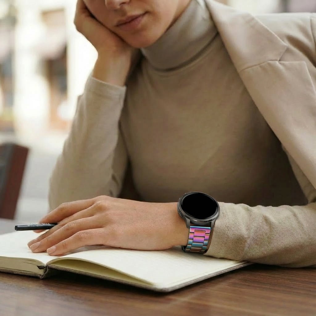 Bandz Garmin Bounce 2 Steel Strap 'Classic' (Rainbow)