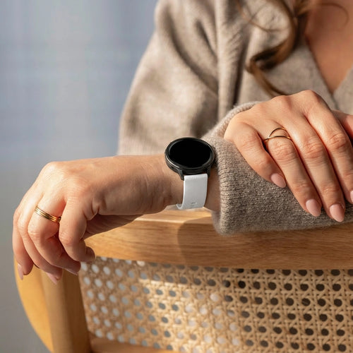 Bandz Garmin Bounce 2 Silicone Strap 'Premium' (White)