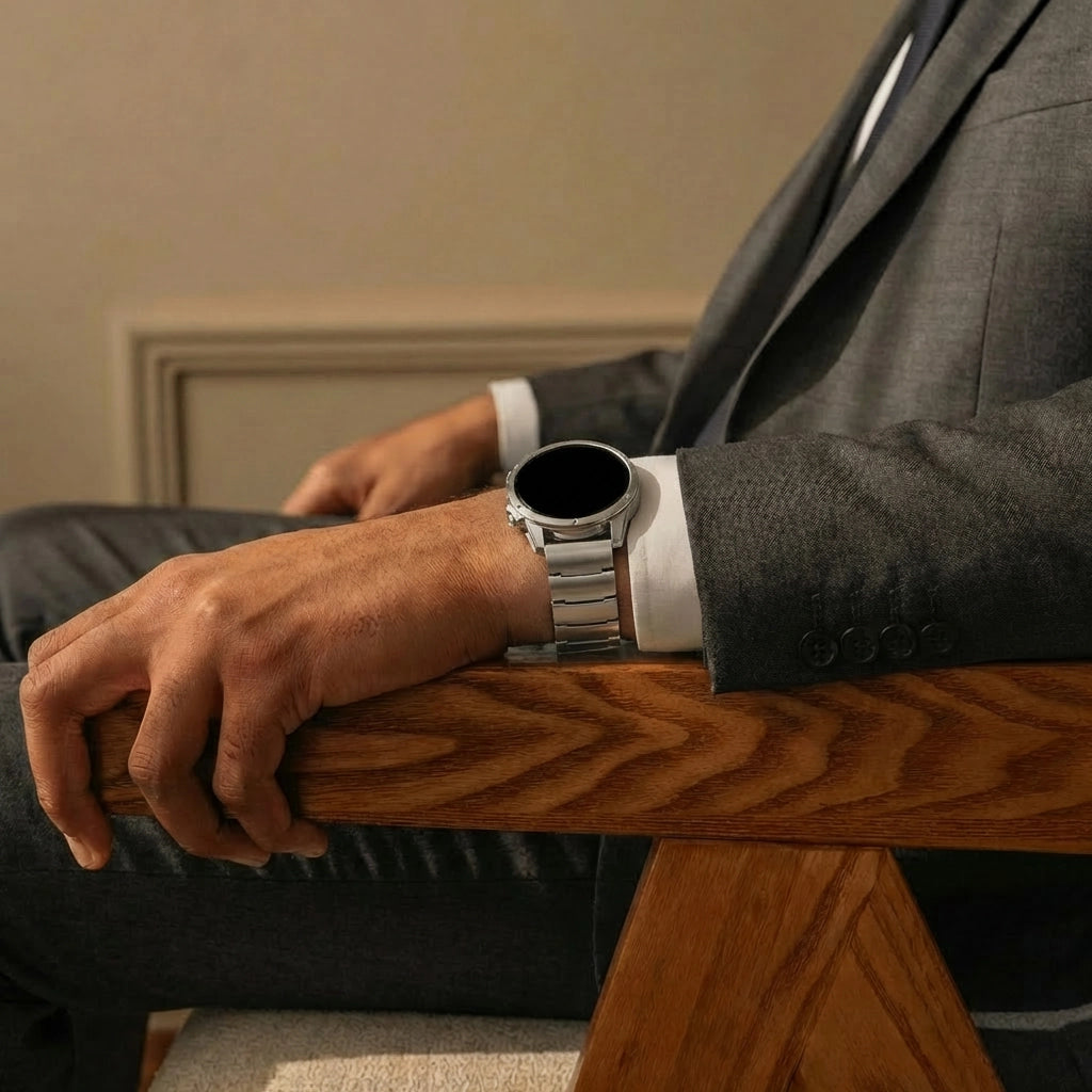 Garmin Tactix 8 - 47mm Titanium Hybrid Strap (Silver)