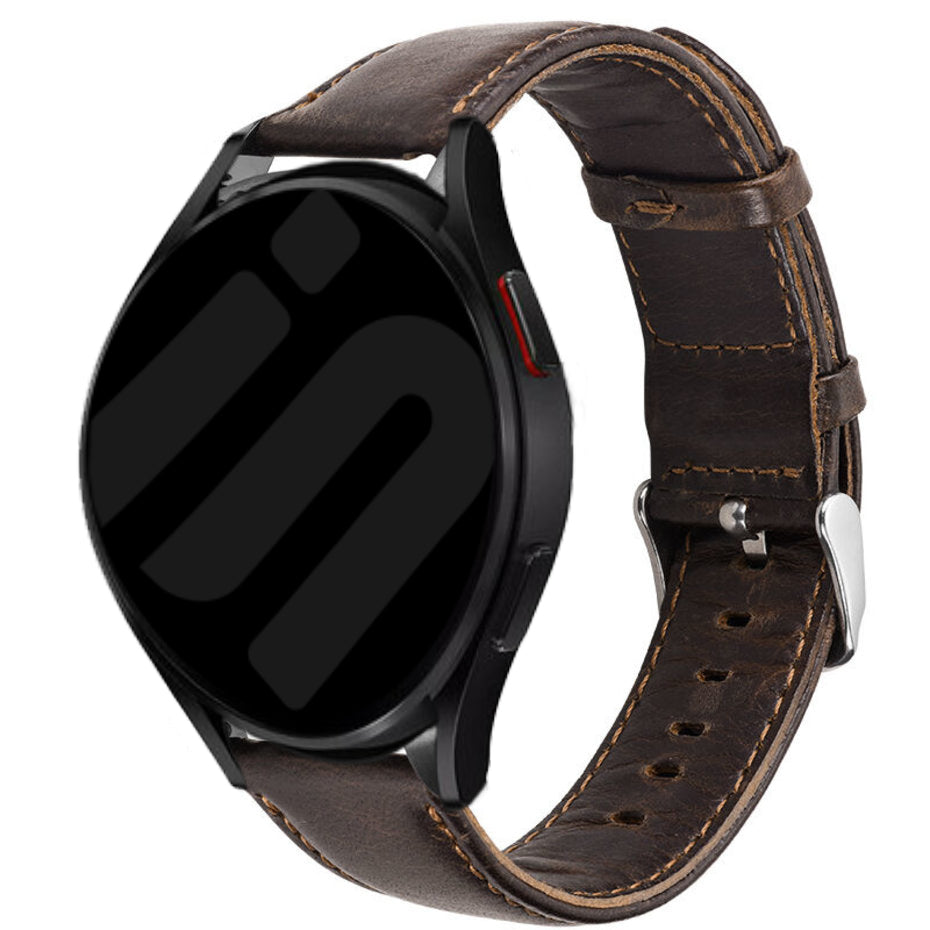 Coros Apex 2 Leather Strap (Dark Brown)