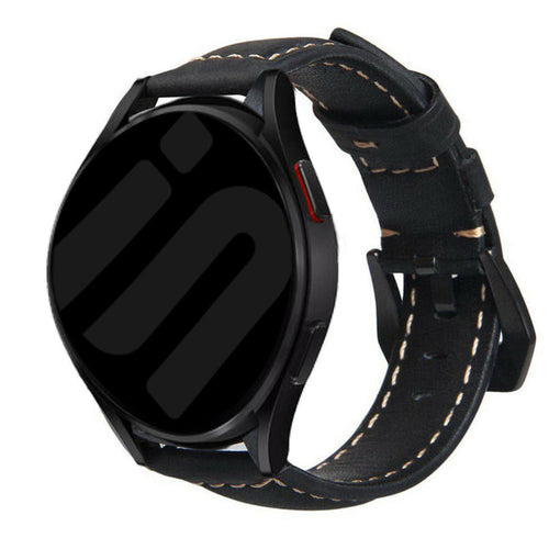 Motorola Moto Watch - 47mm Leather Strap (Black)