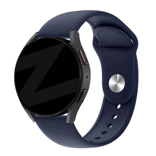 Bandz Amazfit Active 3 Premium Sport Strap 'Deluxe' (Dark Blue)