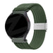 Bandz Amazfit Cheetah (Pro) geflochtenes Nylon Band (Olivgrün)