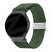 Bandz Suunto Run gewebtes Nylonarmband (Olivengrün)