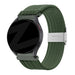 Bandz Correa nylon trenzado Amazfit Bip U (Pro) (verde oliva)