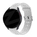 Bandz Correa silicona con estampado floral Xiaomi Amazfit GTS (blanco)