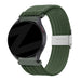 Bandz Bracelet nylon tressé Realme Watch 2 (Pro) (vert olive)