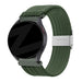 Bandz Garmin Venu 2 Plus Gewebtes Nylonarmband (Olivgrün)