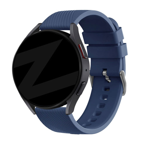 Bandz Huawei Watch GT 7 Pro Silicone Strap 'Deluxe' (Dark Blue)