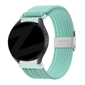 Bandz Correa nylon tejida Amazfit Active 3 Premium (turquesa)