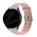 Bandz Bracelet silicone avec motif floral Samsung Galaxy Watch 4 - 44mm (rose)