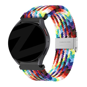 Bandz ICE Fit RT 3.0 - 36mm Gewebtes Nylonarmband (Regenbogen)