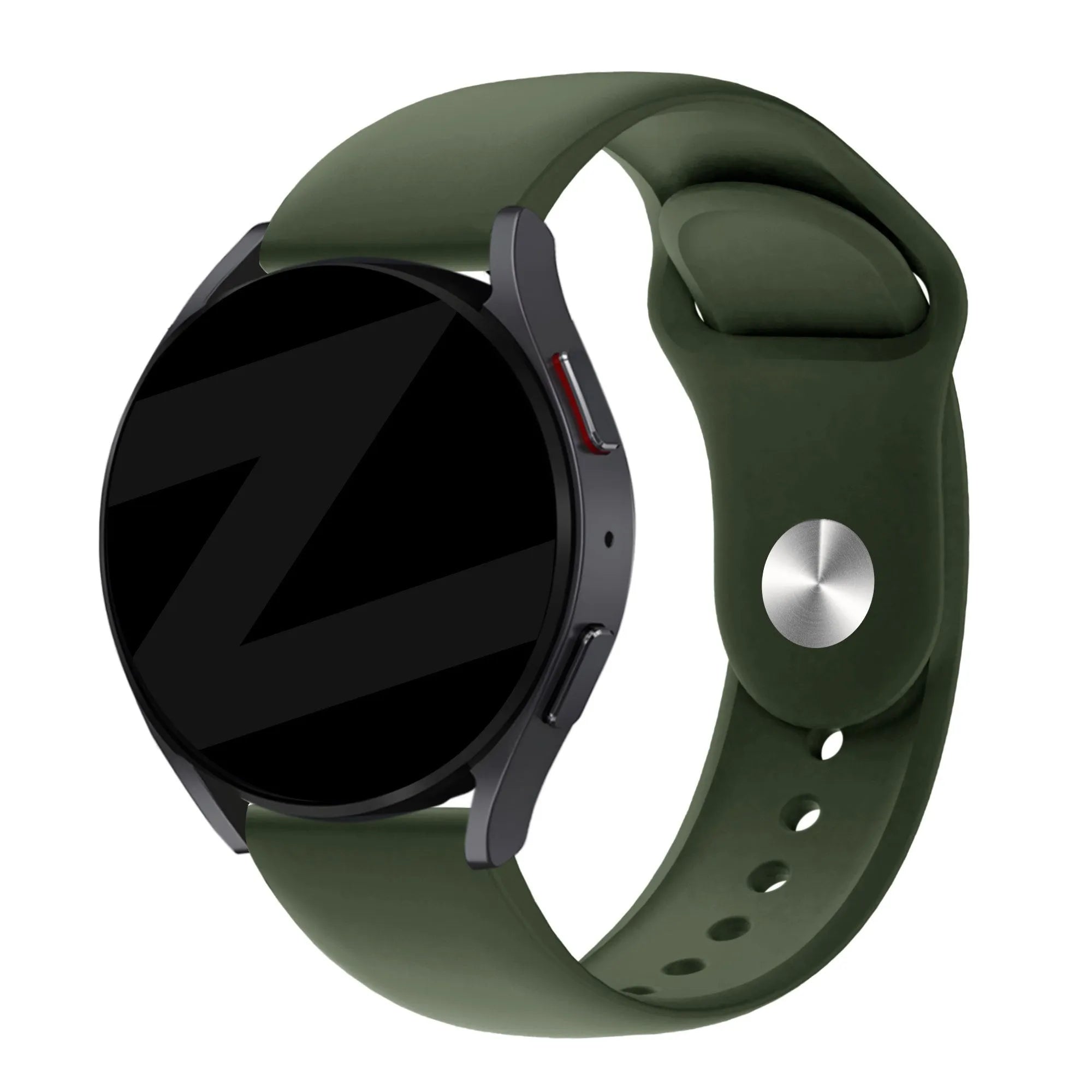 Bandz Amazfit Cheetah (Pro) sport band 'Deluxe' (olijfgroen)
