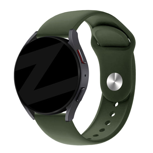 Bandz Huawei Watch GT 7 - 46mm Sport Strap 'Deluxe' (Olive Green)