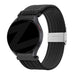 Bandz Garmin Forerunner 645 gevlochten nylon band (zwart)