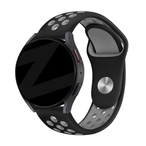 Bandz Actyve Smartwatch 20mm Sportarmband 'Deluxe' (Schwarz/Grau)