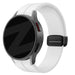 Bandz Samsung Galaxy Watch 7 - 44mm siliconen band met D-Buckle (wit)