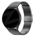 Bandz Oozoo Smartwatch 20mm Adjustable Steel Strap (Black)