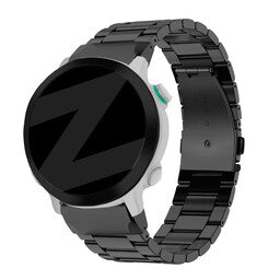 Bandz Garmin Instinct 3 - 50mm Stahlarmband 'Classic' (Schwarz)