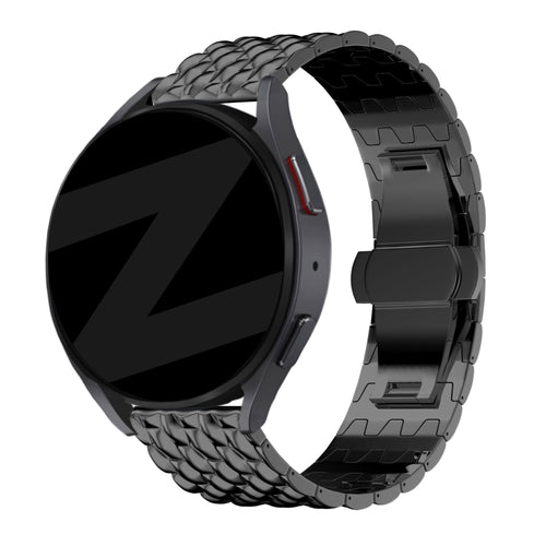Bandz Huawei Watch GT 7 Pro Steel Strap 'Dragon' (Black)