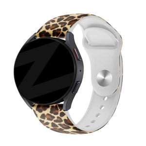 Bandz Amazfit Active 3 Premium Gemustertes Armband ('Leopard')