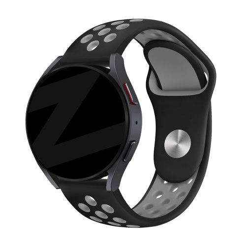 Bandz Bracelet sport 'Deluxe' Huawei Watch GT 5 46mm (noir/gris)