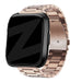 Bandz Fitbit Versa / Versa 2 klassisches Stahlarmband (Rosa Gold)