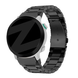 Bandz Garmin Instinct 3 - 45mm Stahlarmband 'Classic' (Schwarz)