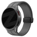 Bandz Samsung Galaxy Watch 7 - 44mm siliconen band met D-Buckle (donkergrijs)