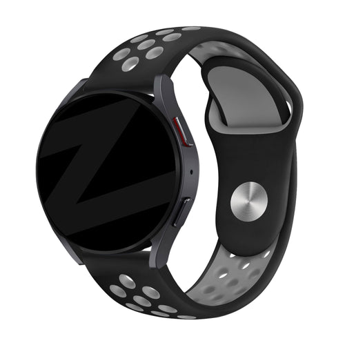 Bandz Huawei Watch GT 7 - 46mm Sport Strap 'Deluxe' (Black/Grey)