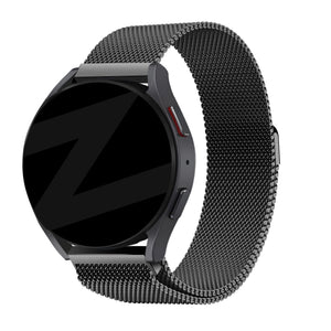 Bandz Suunto Race (S) Milanese loop band (zwart)